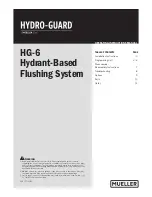 Mueller Hydro-Guard HG-6 Operating Instructions Manual предпросмотр