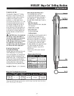 Preview for 2 page of Mueller Mega-Cut 039432 Operation & Instruction Manual