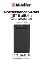 Mueller Professional DW-1800 User Manual preview