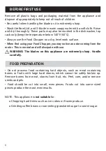 Preview for 6 page of Mueller QuickPrep FC-1500 User Manual