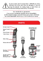 Предварительный просмотр 3 страницы Mueller SmartStick MU-HB-10 Instruction Manual