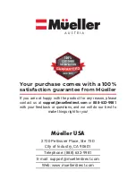 Preview for 20 page of Mueller ST-550 User Manual