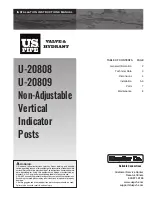 Mueller U-20808 Installation Instructions Manual предпросмотр