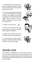 Preview for 10 page of Mueller UltraBlade Pro UB110 Instruction Manual