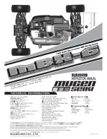 Предварительный просмотр 1 страницы Mugen Seiki MBX-6 Instruction Manual