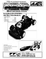 MUGEN 4WD Instruction Manual preview