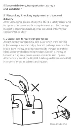 Предварительный просмотр 11 страницы Muhle R 41 Operating Manual And Safety Instructions