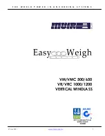 Preview for 1 page of Muir Easy Weigh Series Manual