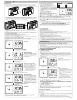 Предварительный просмотр 2 страницы Muji dual digital clock for travel User Manual