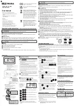 Preview for 2 page of Muji MJ-DBC2 User Manual