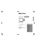 Muji MJ-RC3AEU User Manual preview