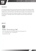 Preview for 13 page of MUKii TIP-Q120U2SI Manual