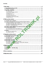 Preview for 2 page of Müller-Elektronik 302531 Installation And User Manual