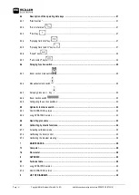 Preview for 4 page of Muller Elektronik SPRAYDOS Installation And Operating Instructions Manual