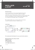 Предварительный просмотр 2 страницы Muller licht 400092 Manual