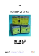 Muller Ziegler Multi-E-MU Manual предпросмотр