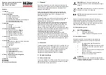 Preview for 1 page of Muller 110 Operating And Assembly Instructions