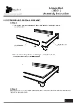 Предварительный просмотр 4 страницы Multay Louvre Bed SB01 Assembly Instruction