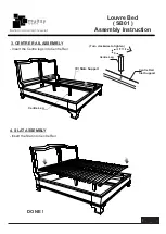 Предварительный просмотр 5 страницы Multay Louvre Bed SB01 Assembly Instruction