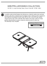 Предварительный просмотр 5 страницы Multay MONTPELLIER DINING MO-2875M-NNN Assembly Instructions