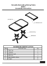 Предварительный просмотр 2 страницы Multay Versaille Assembly Instruction