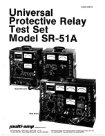 Предварительный просмотр 8 страницы Multi-Amp SR-51 A Instruction Manual