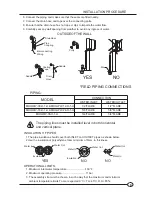 Предварительный просмотр 7 страницы Multi aqua MHQWW-09-H-1-U Installation/Operation Instruction Manual