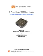 Multi-Link IP Power Stone 4000 User Manual preview