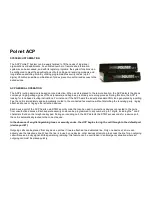 Preview for 1 page of Multi-Link Polnet ACP-5 Manual