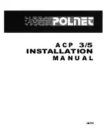 Preview for 1 page of Multi-Link Polnet ACP Installation Manual