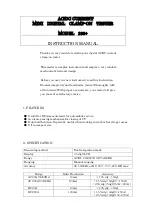 MULTI MEASURING INSTRUMENTS 230+ Instruction Manual предпросмотр