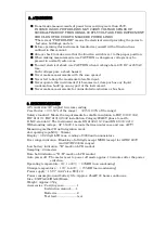 Preview for 2 page of MULTI MEASURING INSTRUMENTS M-270 Instruction Manual