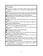 Preview for 5 page of MULTI MEASURING INSTRUMENTS MET-1 Instruction Manual