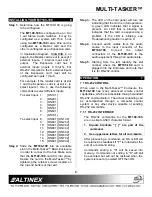 Preview for 10 page of Multi-Tasker MT109-100 User Manual