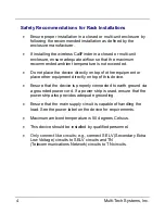 Preview for 4 page of Multi-Tech CallFinder CF100FX2-G Quick Start Manual