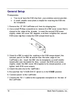 Preview for 10 page of Multi-Tech CallFinder CF100FX2-G Quick Start Manual