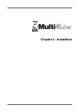 Preview for 15 page of Multi-Tech MT5634ZPX Owner'S Manual