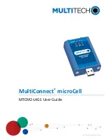 Multi-Tech MultiConnect microCell MTCM2-L4G1 User Manual preview