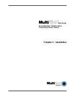 Preview for 13 page of Multi-Tech MultiFrad FR3060 User Manual