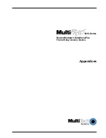 Preview for 85 page of Multi-Tech MultiFrad FR3060 User Manual