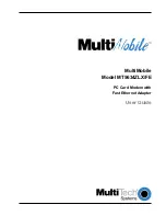 Preview for 1 page of Multi-Tech MultiMobile MT5634ZLX/FE User Manual