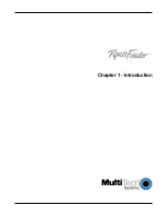 Предварительный просмотр 6 страницы Multi-Tech RoteFinder RF500S User Manual