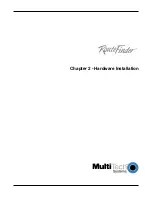 Предварительный просмотр 13 страницы Multi-Tech RoteFinder RF500S User Manual