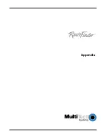 Предварительный просмотр 123 страницы Multi-Tech RoteFinder RF500S User Manual