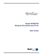 Multi-Tech RouteFinder RF802EW User Manual preview