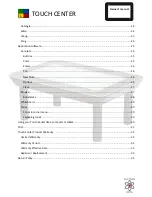 Preview for 3 page of Multi Touch Digital Touch Center Owner'S Manual