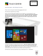 Preview for 6 page of Multi Touch Digital Touch Center Owner'S Manual