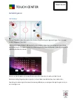 Preview for 8 page of Multi Touch Digital Touch Center Owner'S Manual