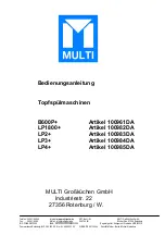 Multi 100961DA Manual preview