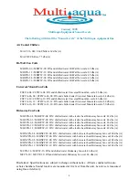 Preview for 13 page of Multiaqua CFFWA Series Operating Manual